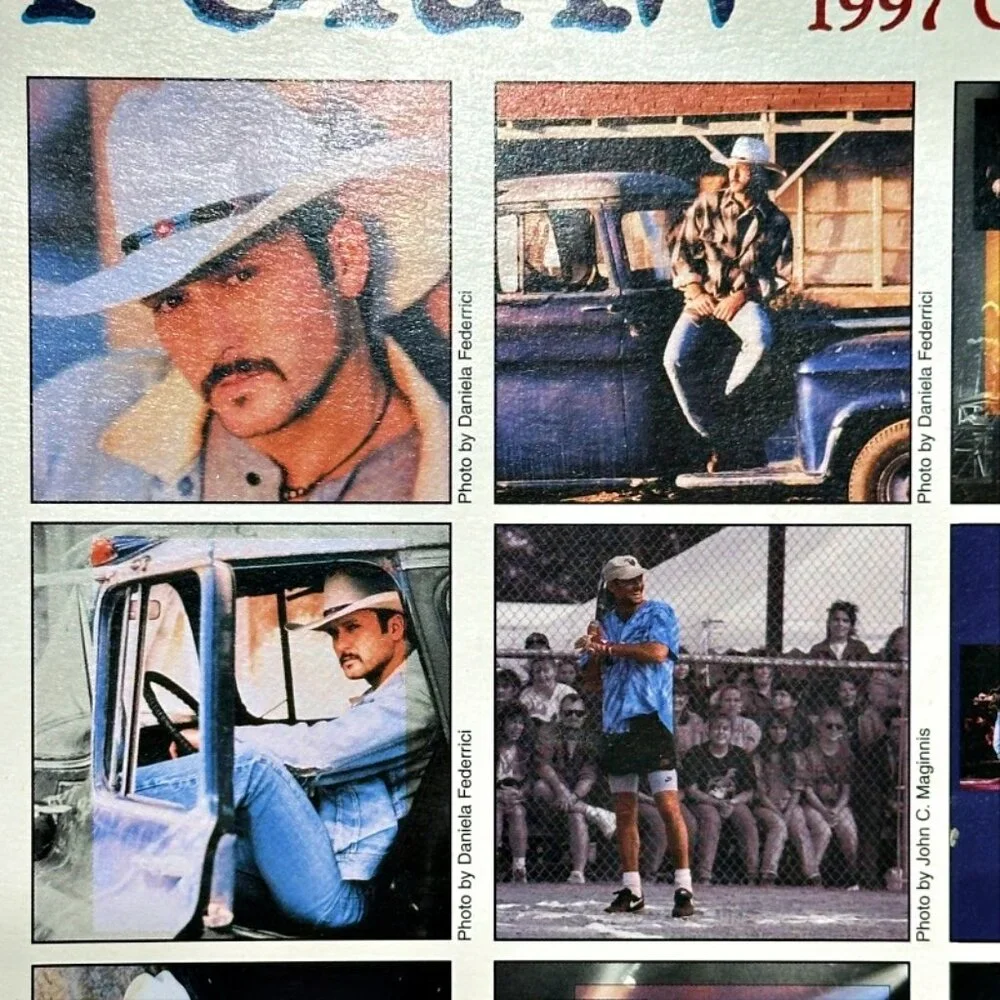 Vintage Tim McGraw Calendar 1997 Country Music Superstar Unused Unmarked